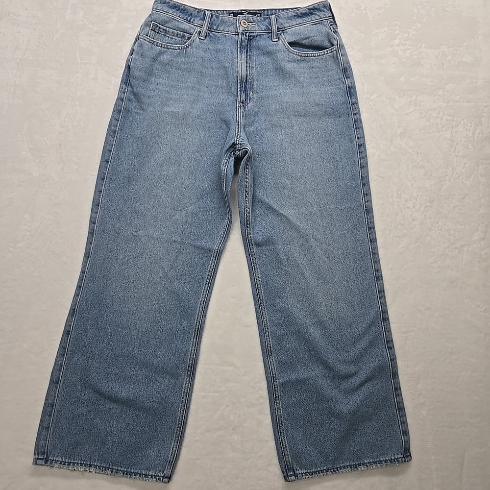 Hollister Ultra High-Rise Baggy Wide Leg Relaxed Women's Sz 12S (31S) (32x29)